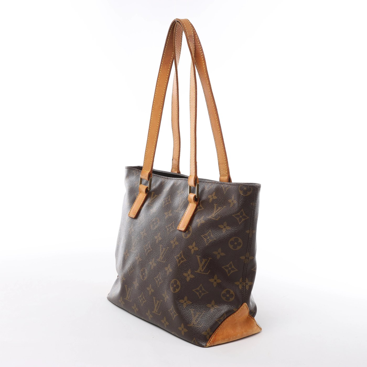 Louis Vuitton Cabas Piano Monogram Shoulder Bag in Brown M51148