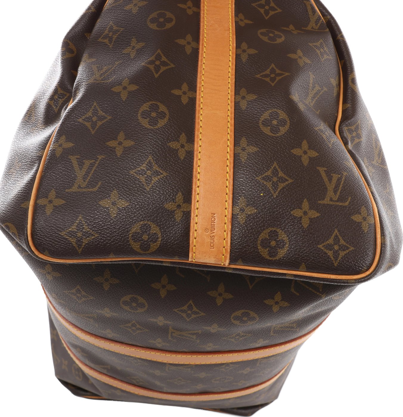 Louis Vuitton Keepall Bandoulière 50 Monogram Travel Bag in Brown M41416