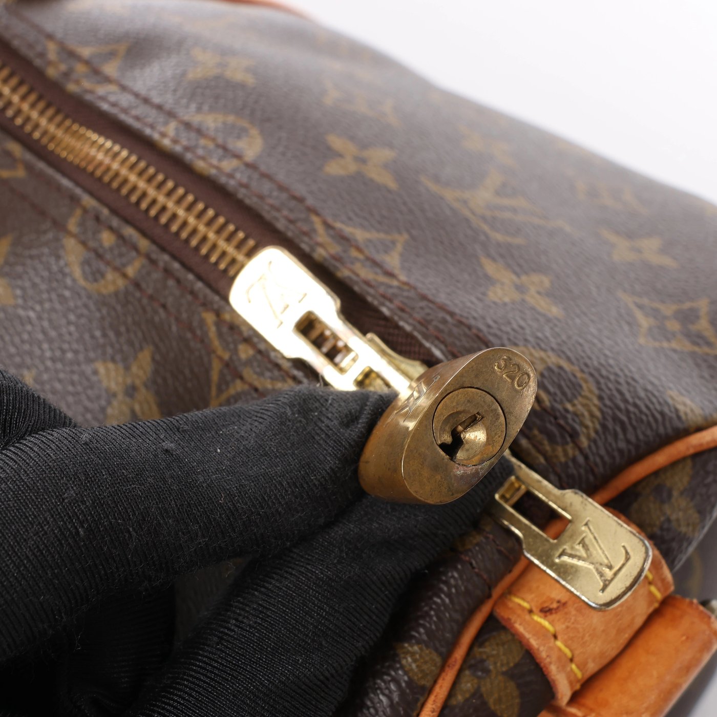 Louis Vuitton Keepall Bandoulière 50 Monogram Travel Bag in Brown M41416