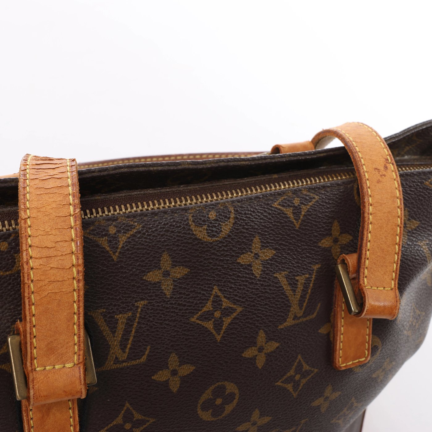 Louis Vuitton Cabas Piano Monogram Shoulder Bag in Brown M51148