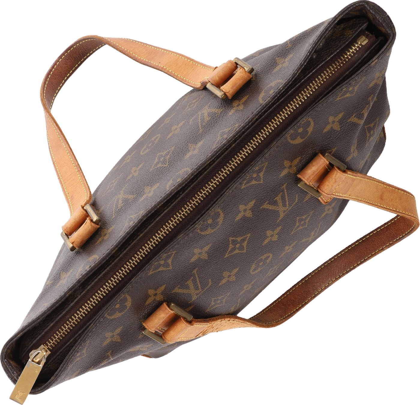 Louis Vuitton Cabas Piano Monogram Shoulder Bag in Brown M51148