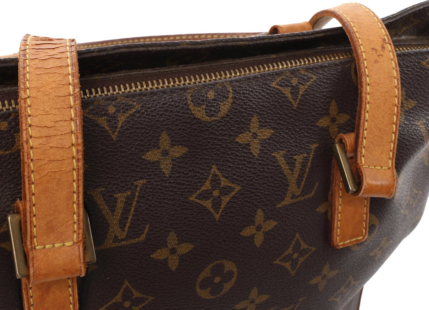 Louis Vuitton Cabas Piano Monogram Shoulder Bag in Brown M51148