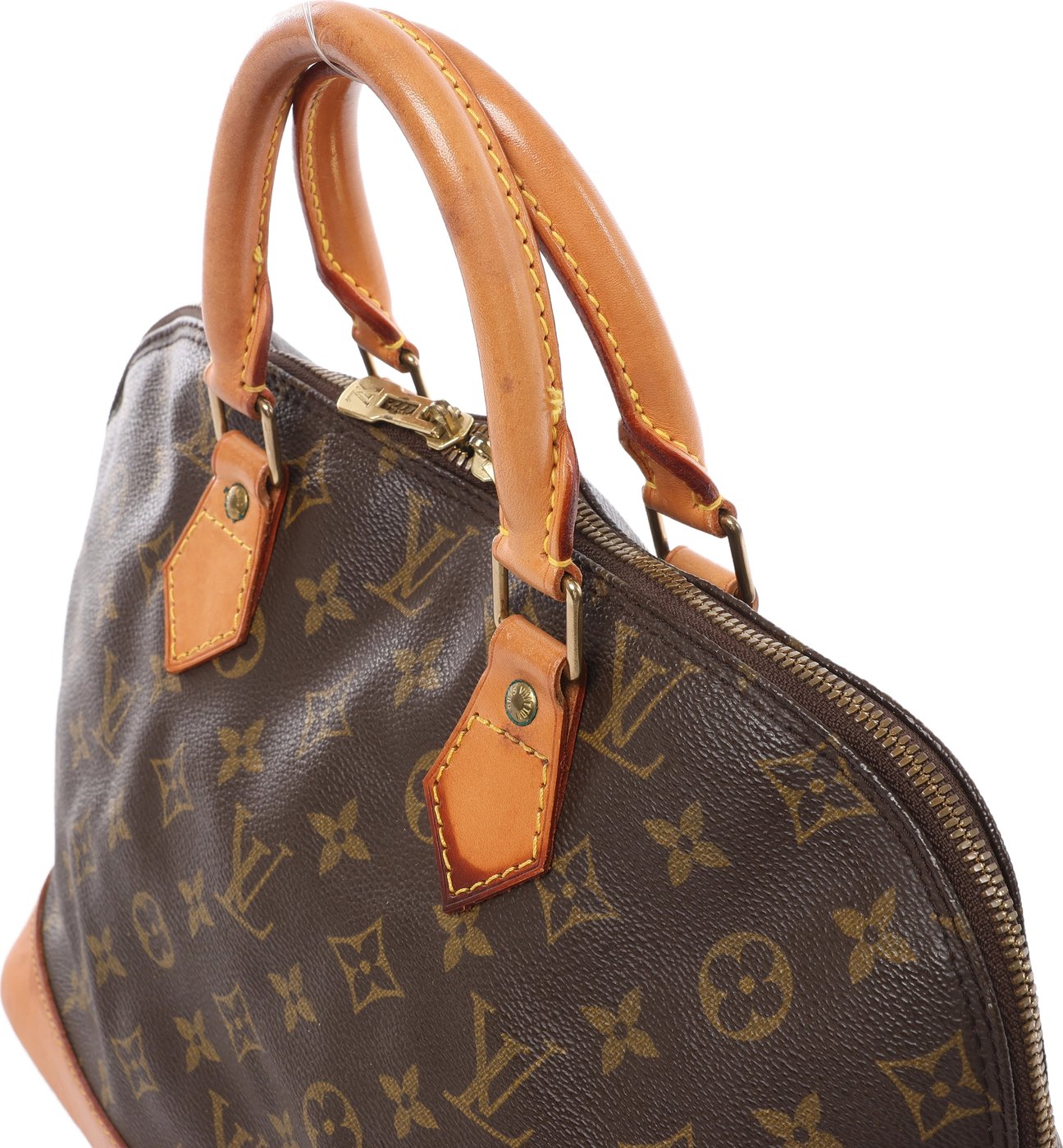 Louis Vuitton Alma PM Monogram Handbag Brown M51130