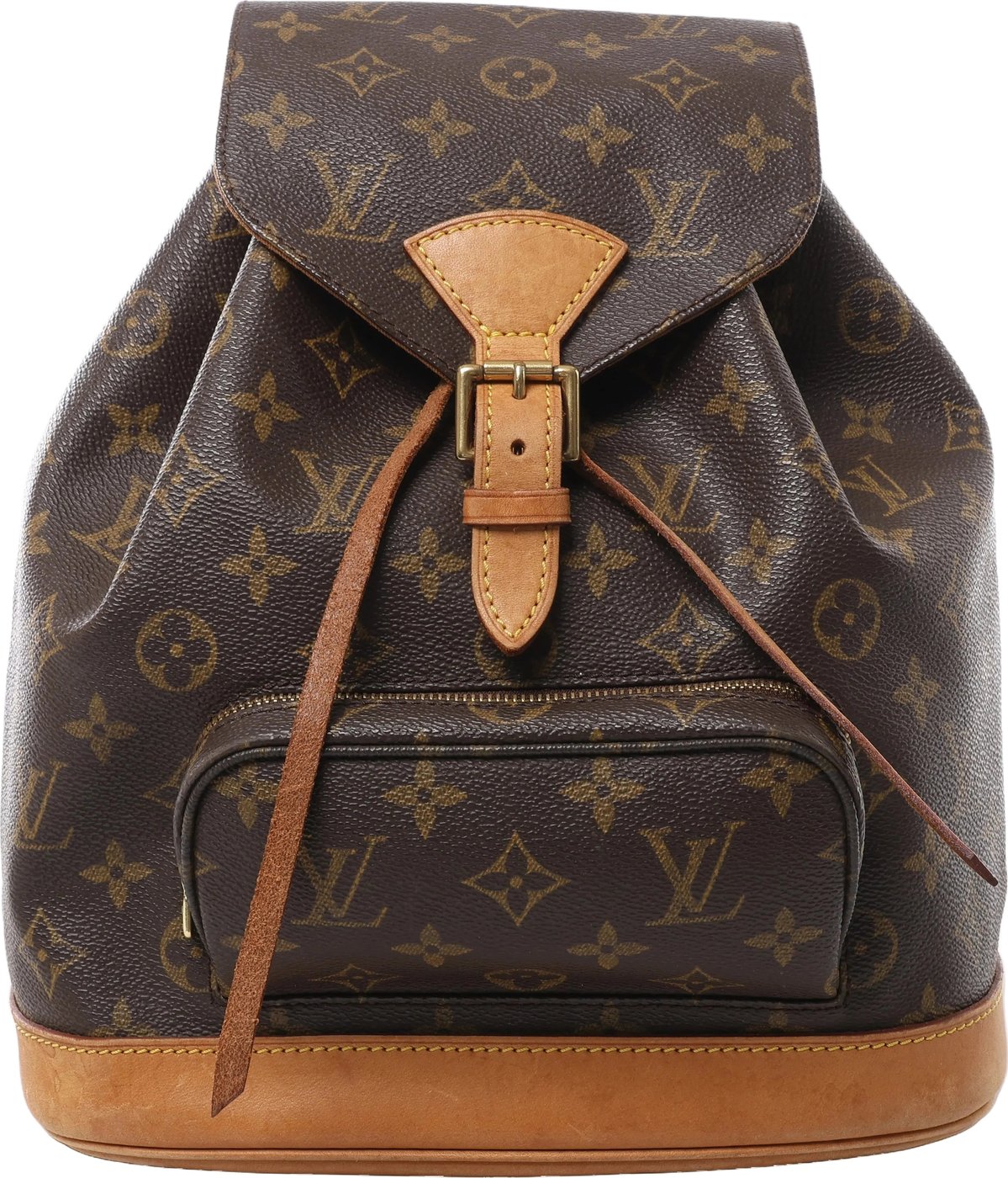 Louis Vuitton Montsouris MM Monogram Backpack in Brown M51136