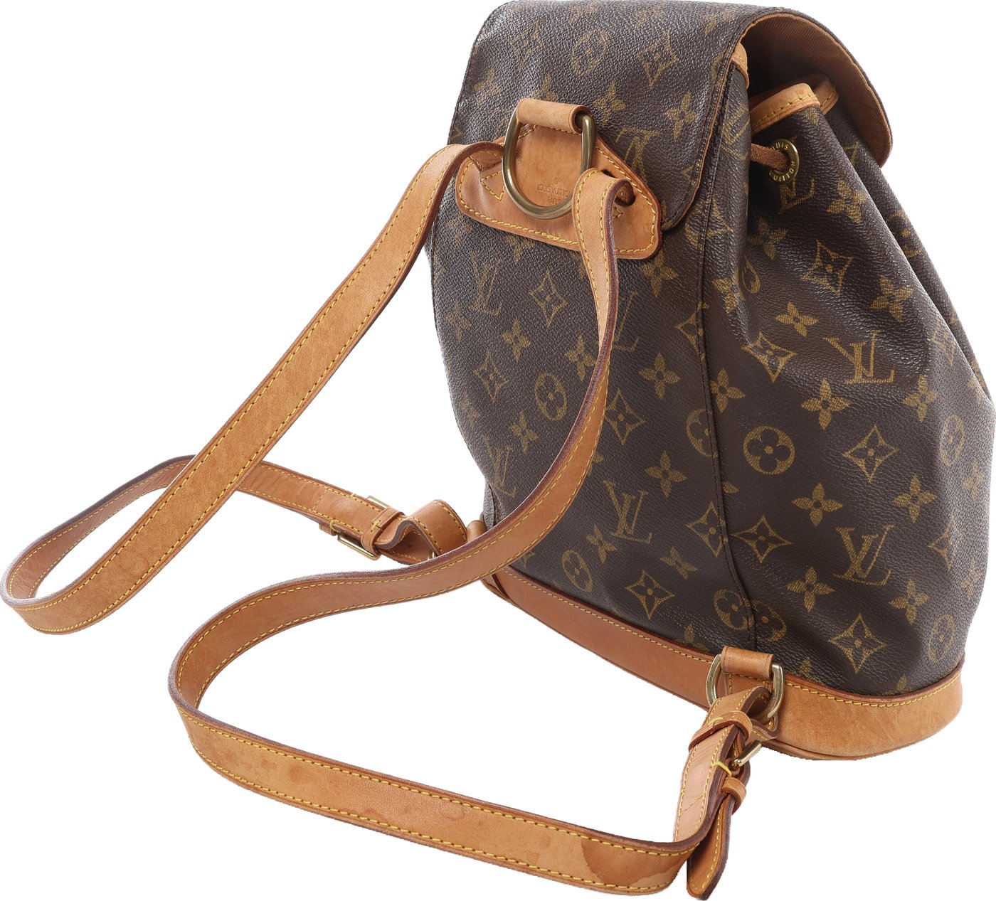 Louis Vuitton Montsouris MM Monogram Backpack in Brown M51136