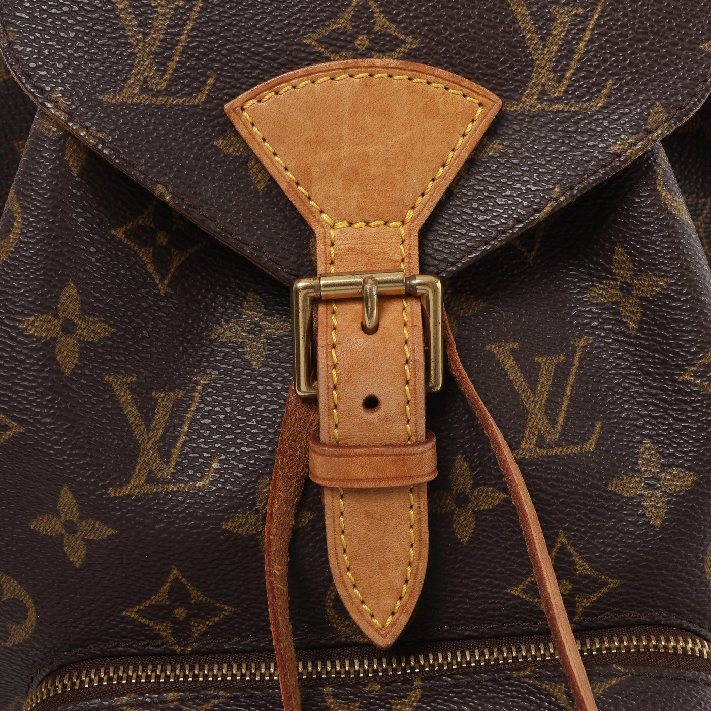 Louis Vuitton Montsouris MM Monogram Backpack in Brown M51136