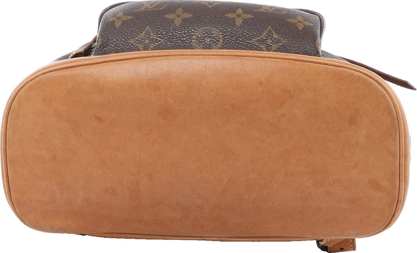 Louis Vuitton Montsouris MM Monogram Backpack in Brown M51136
