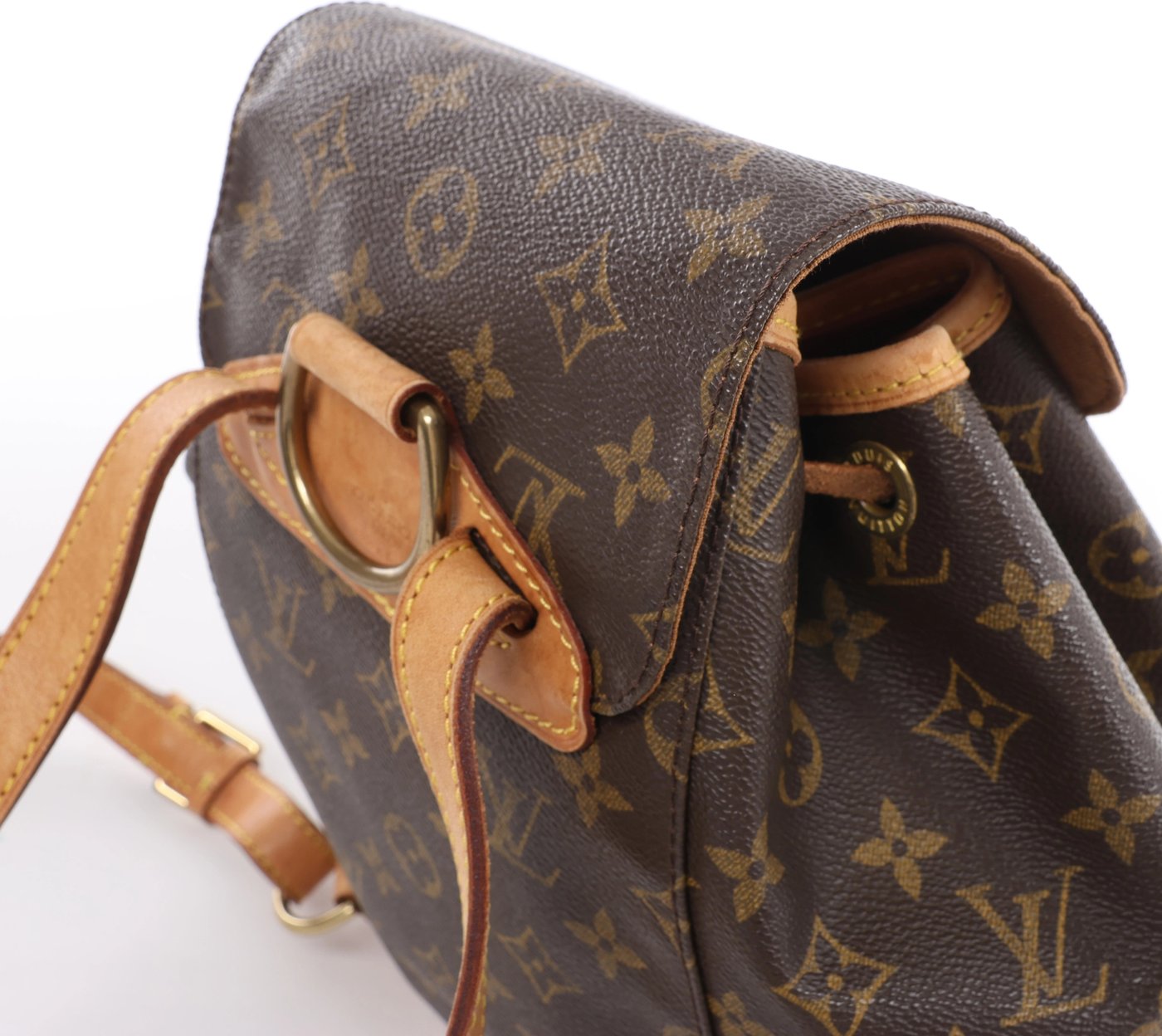 Louis Vuitton Montsouris MM Monogram Backpack in Brown M51136