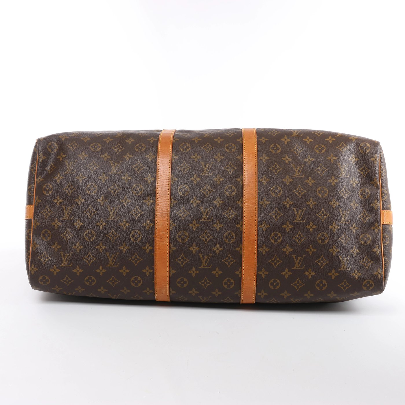 Louis Vuitton Keepall Bandoulière 60 Monogram Travel Bag in Brown M41412