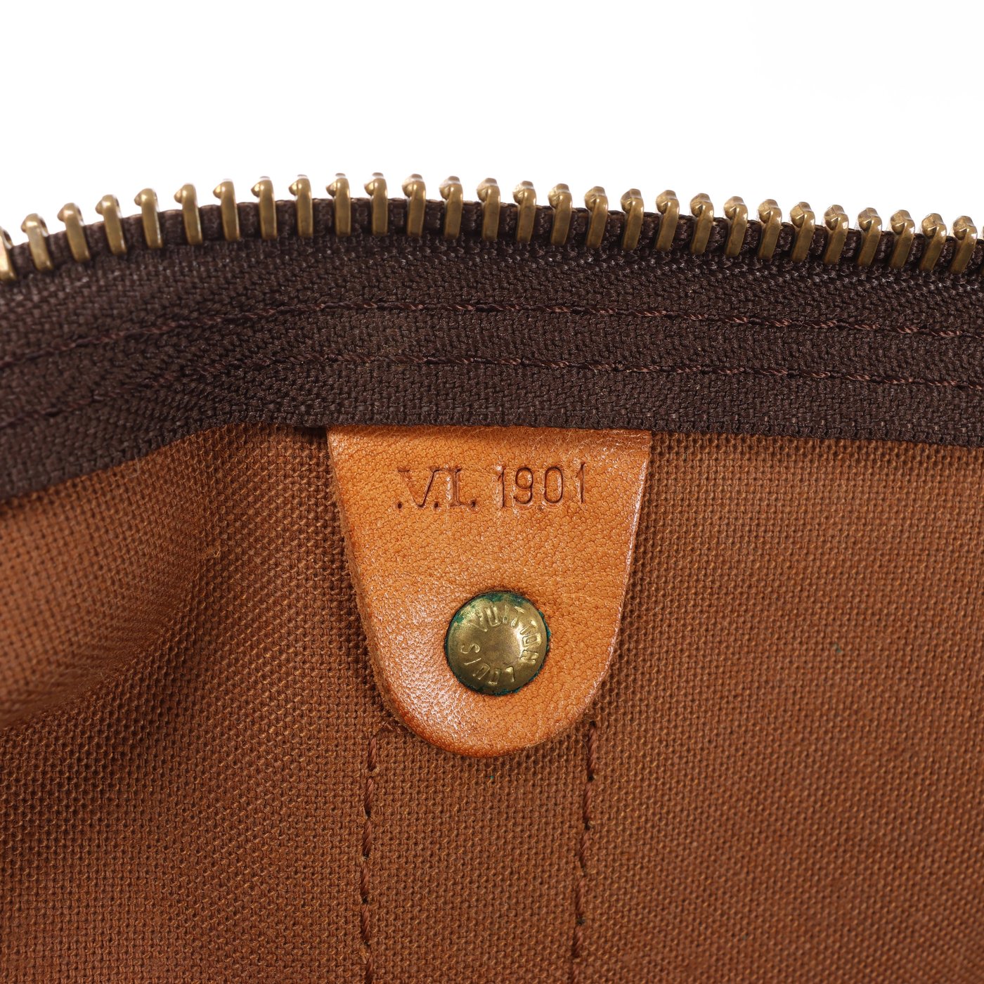 Louis Vuitton Keepall Bandoulière 60 Monogram Travel Bag in Brown M41412