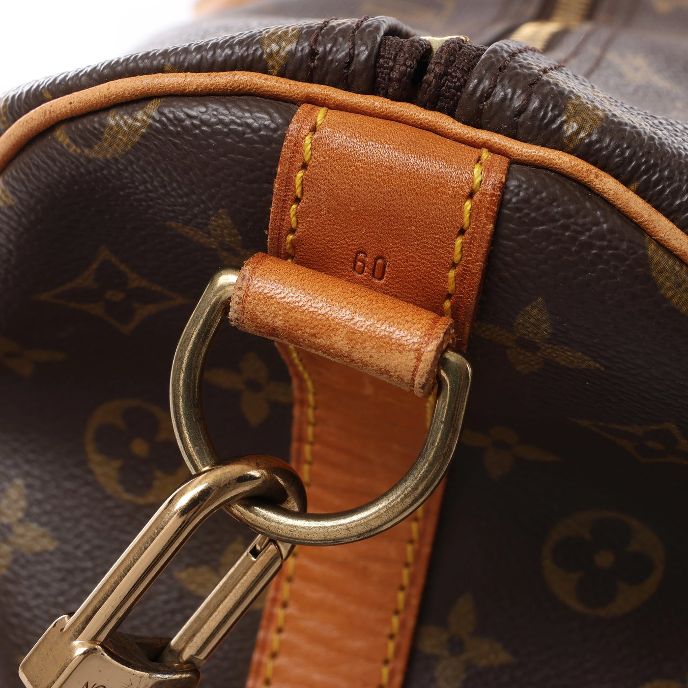 Louis Vuitton Keepall Bandoulière 60 Monogram Travel Bag in Brown M41412
