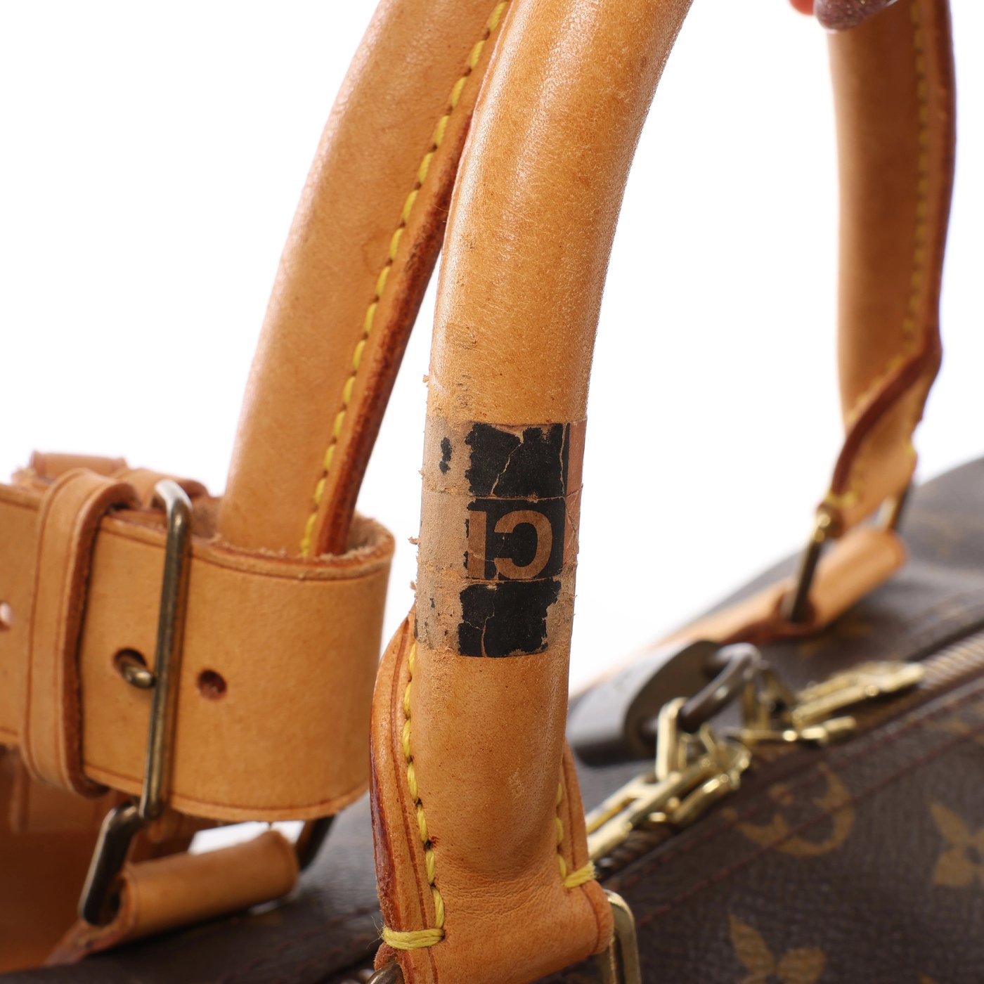 Louis Vuitton Keepall Bandoulière 50 Monogram Travel Bag in Brown M41416
