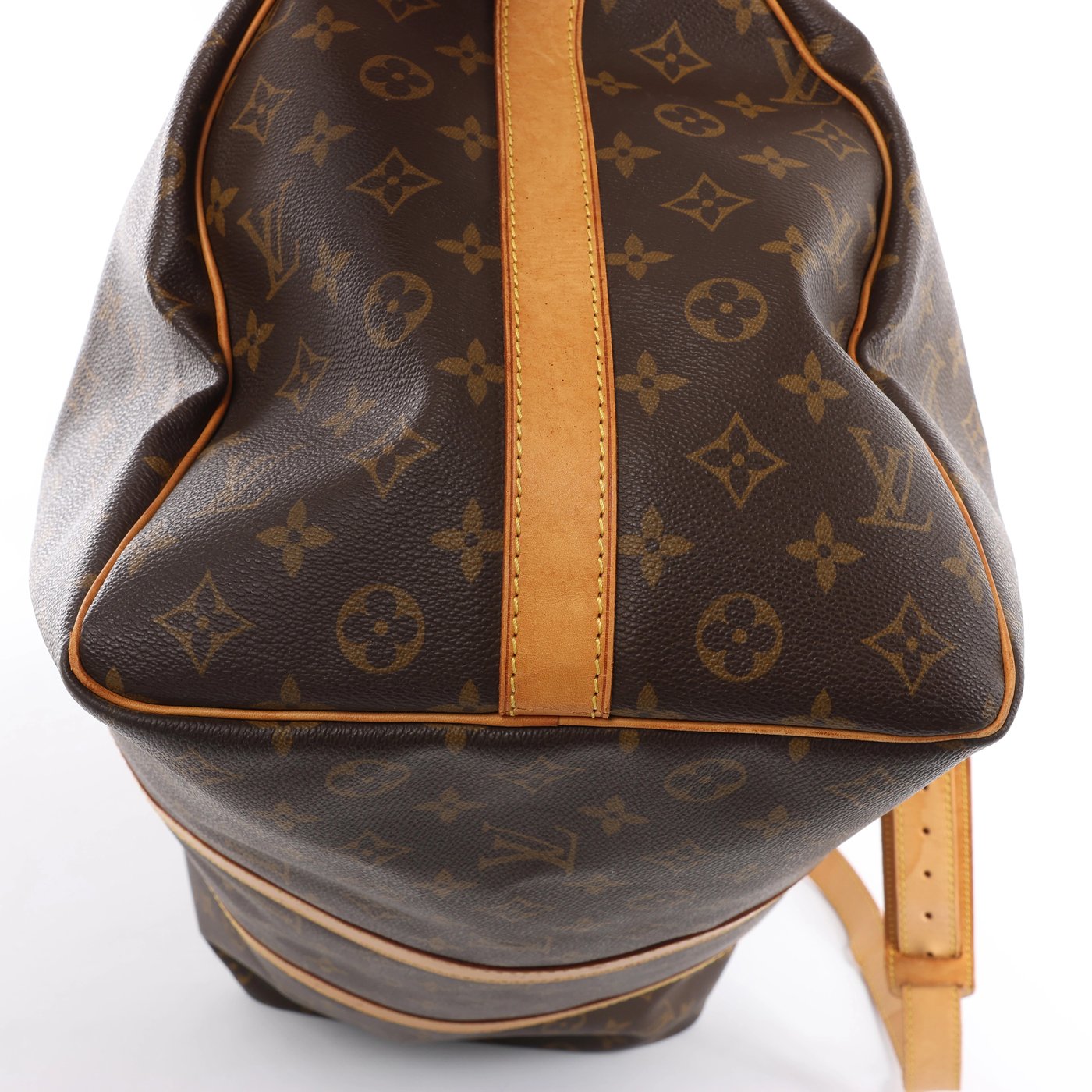 Louis Vuitton Keepall Bandoulière 50 Monogram Travel Bag in Brown M41416