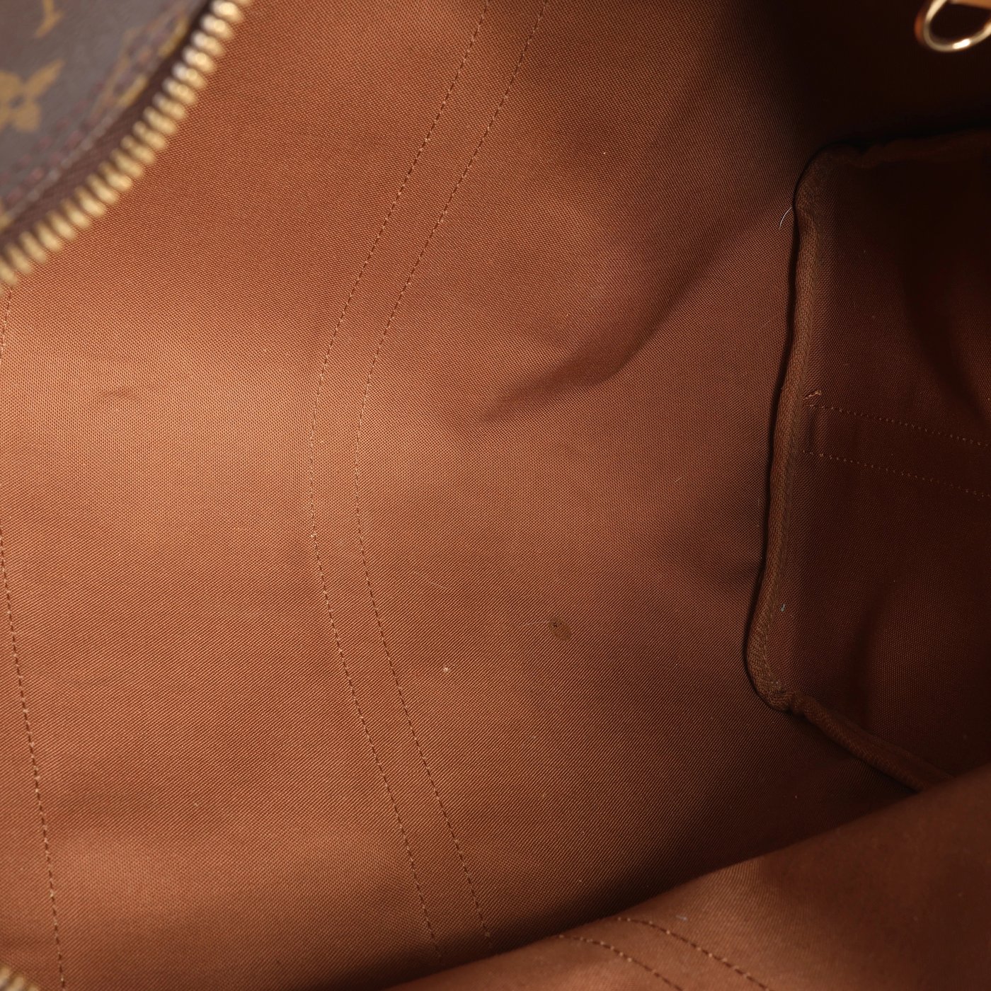 Louis Vuitton Keepall Bandoulière 50 Monogram Travel Bag in Brown M41416