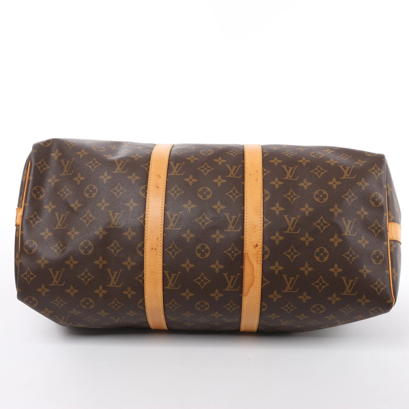 Louis Vuitton Keepall Bandoulière 50 Monogram Travel Bag in Brown M41416