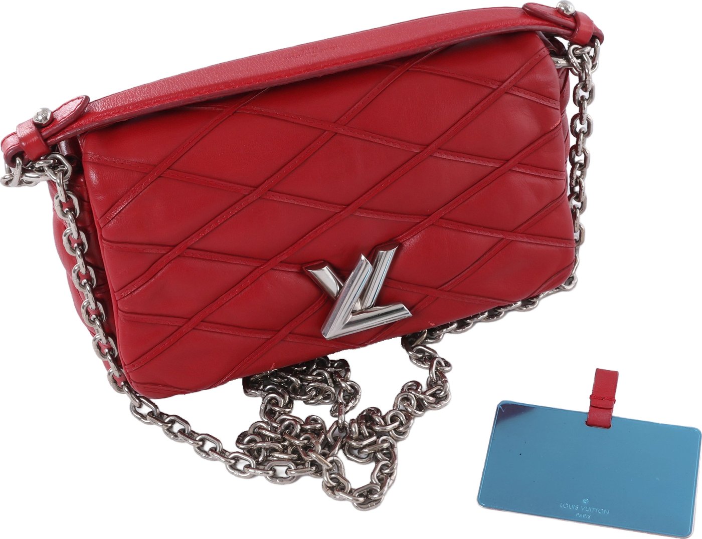 Louis Vuitton Malletage GO 14 Shoulder Bag in Red
