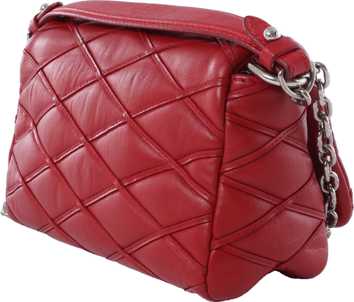 Louis Vuitton Malletage GO 14 Shoulder Bag in Red
