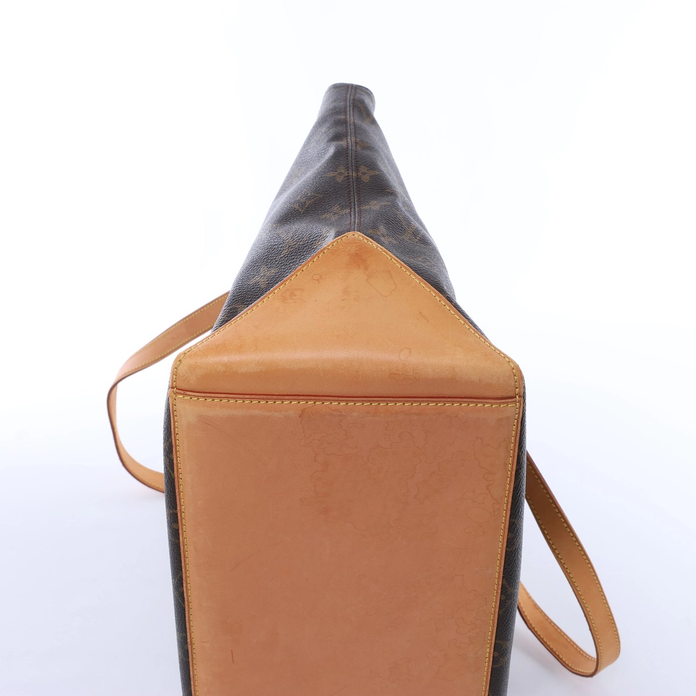 Louis Vuitton Cabas Mezzo Monogram Canvas Shoulder Bag in Brown M51151