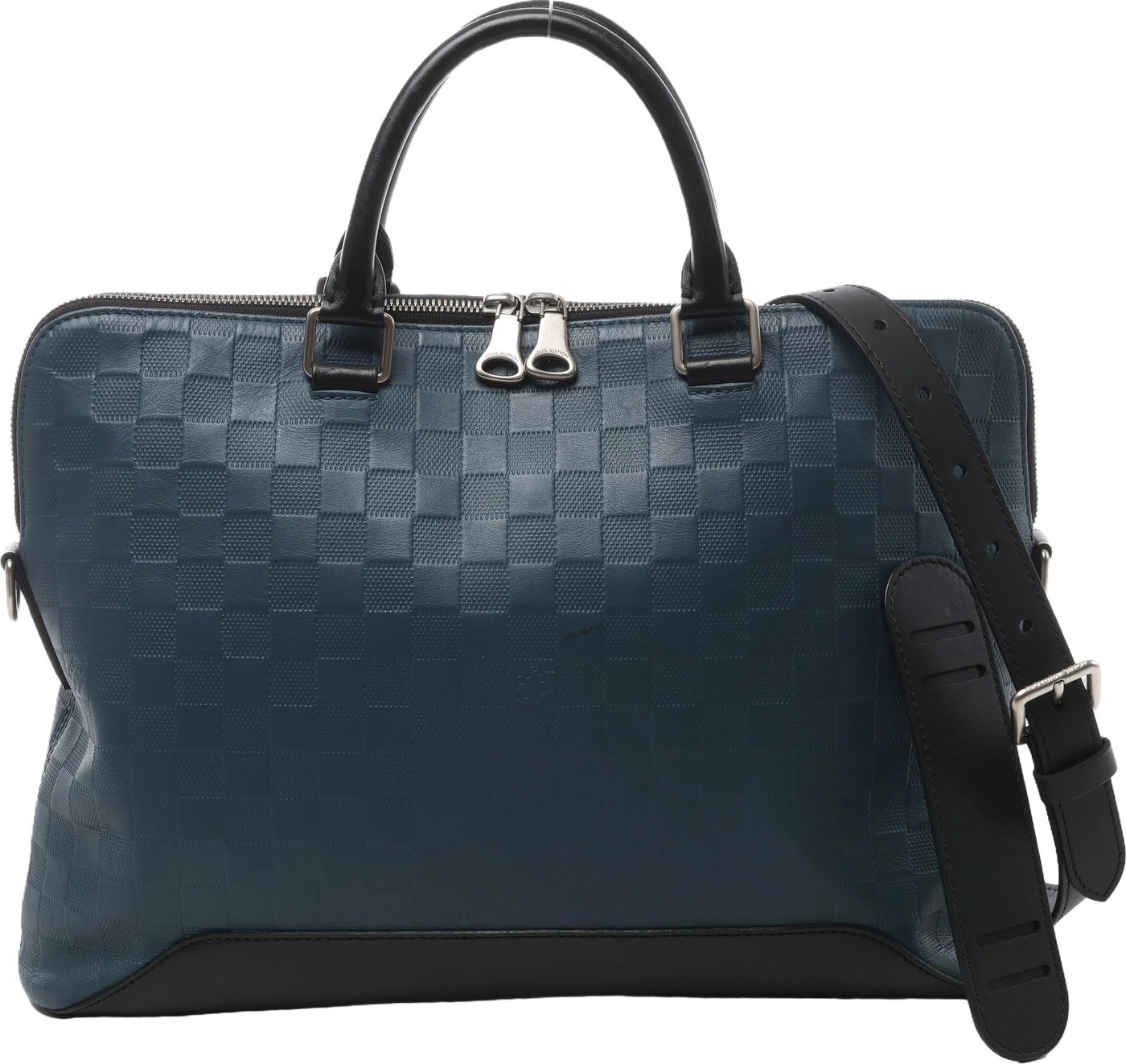 Louis Vuitton Avenue Damier Infini Briefcase 2Way Handbag in Blue N41021