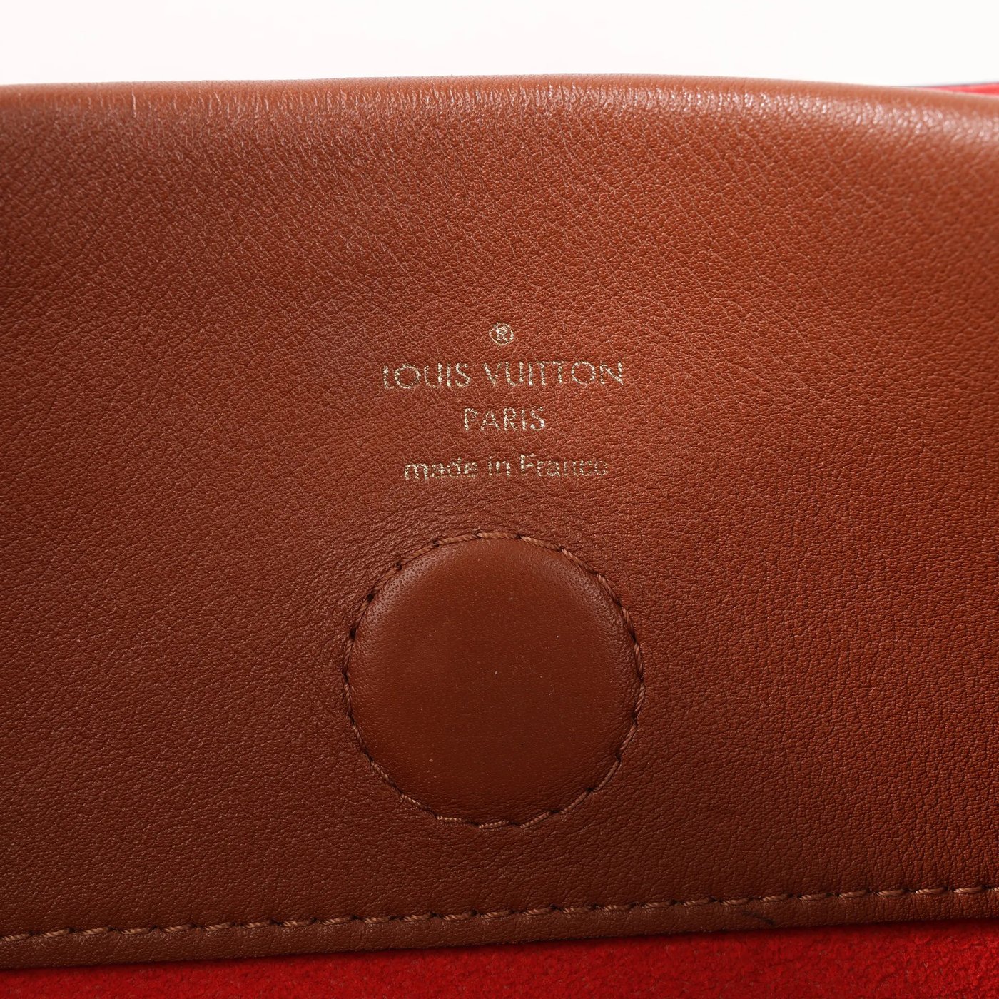 Louis Vuitton Monogram Tuileries Besace 2Way Handbag in Brown x Red M43157