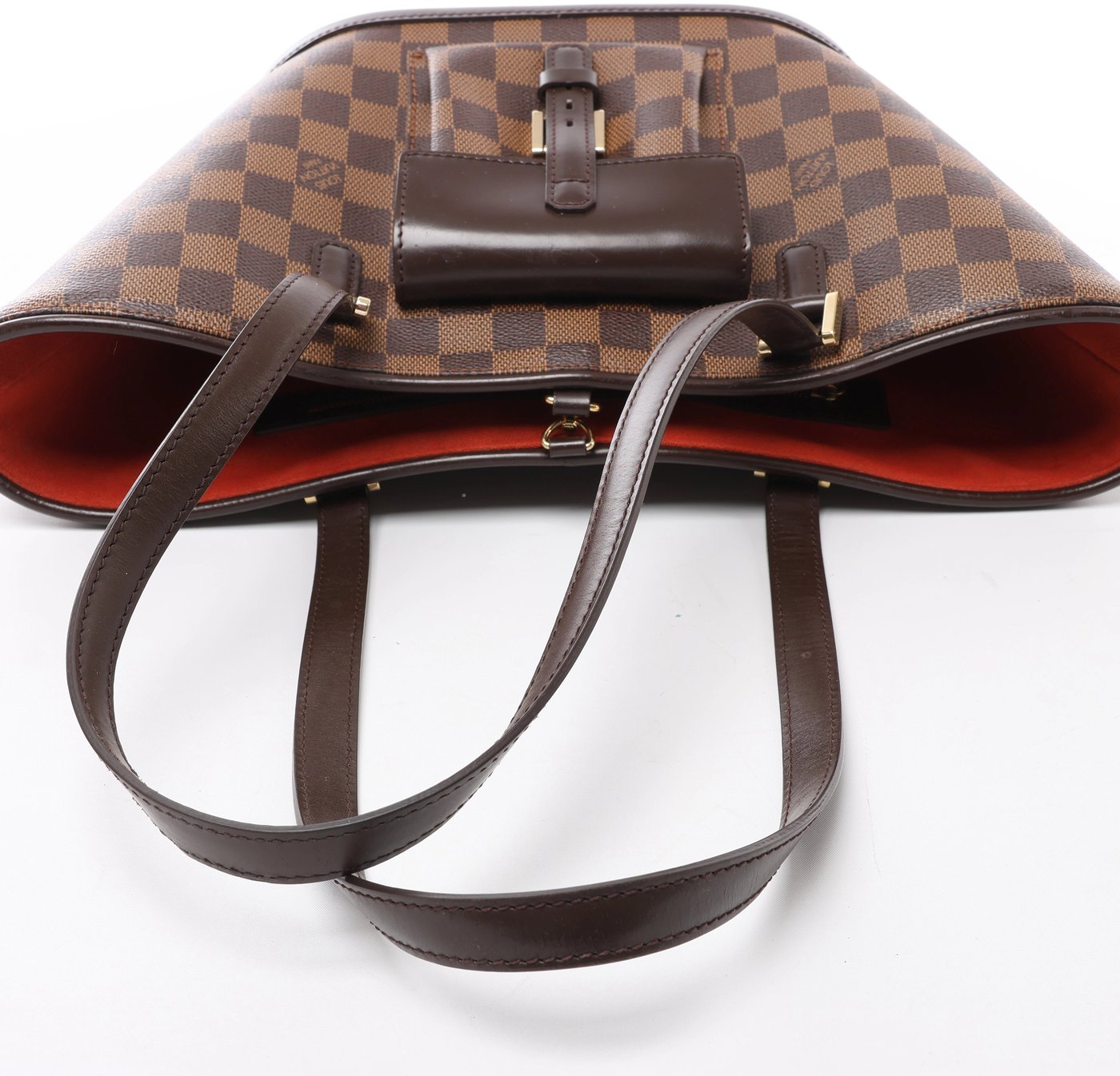 Louis Vuitton Manosque PM Damier Ebene Shoulder Bag in Brown N51121
