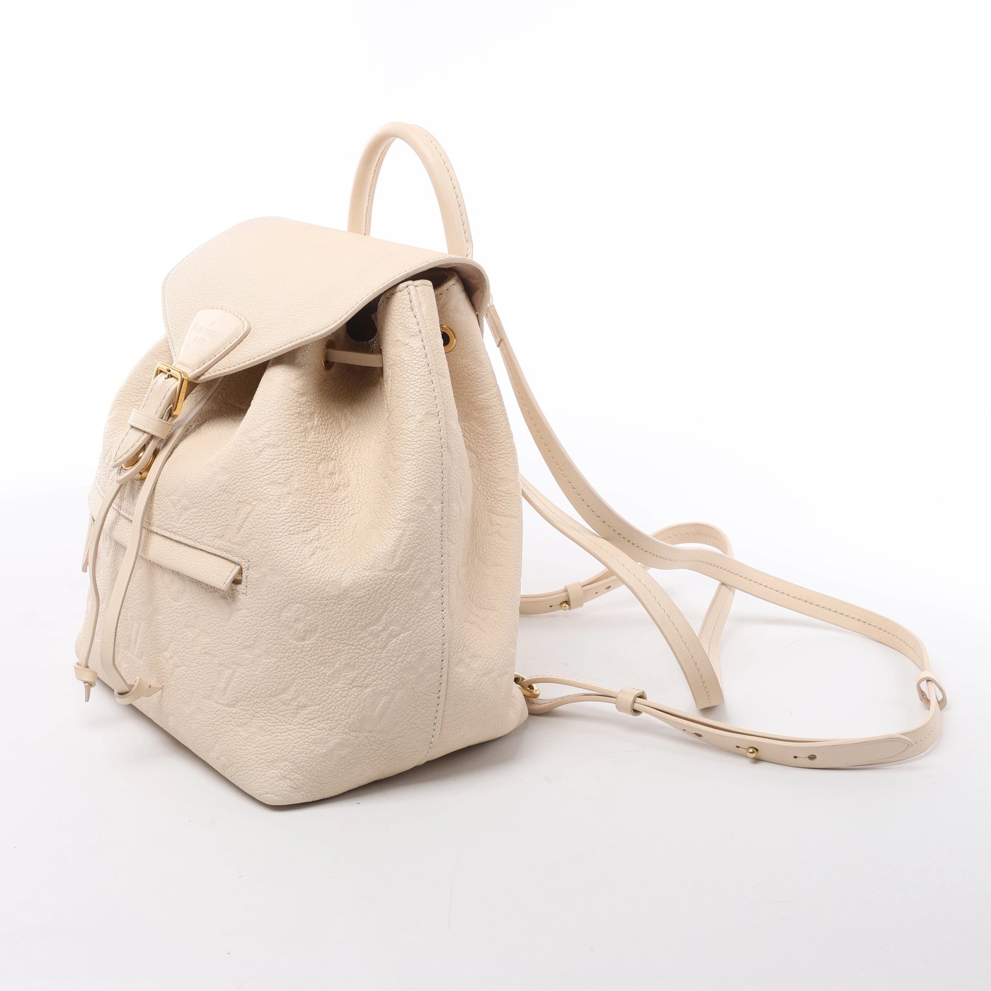 Louis Vuitton Montsouris PM Monogram Empreinte Backpack in Beige M45397