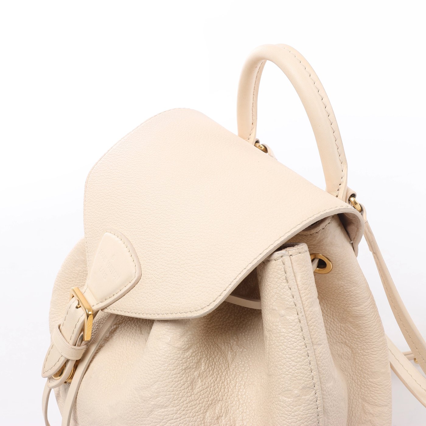 Louis Vuitton Montsouris PM Monogram Empreinte Backpack in Beige M45397