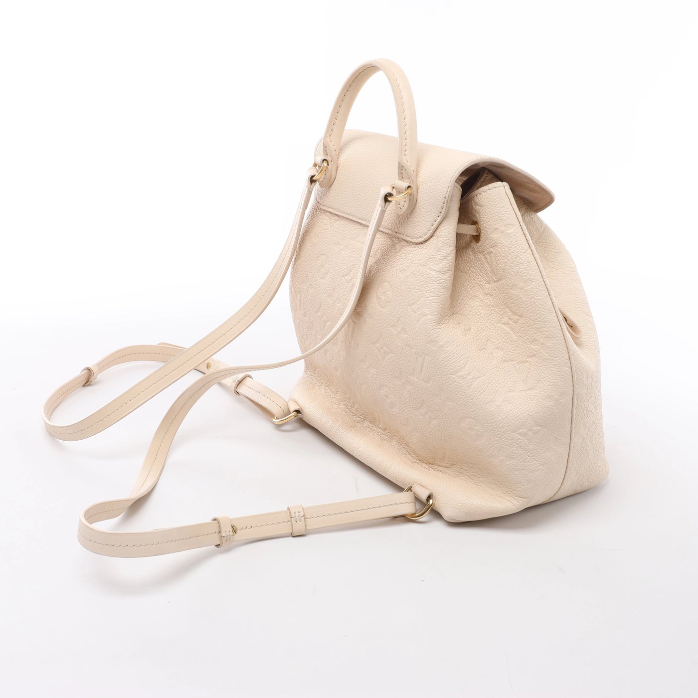 Louis Vuitton Montsouris PM Monogram Empreinte Backpack in Beige M45397