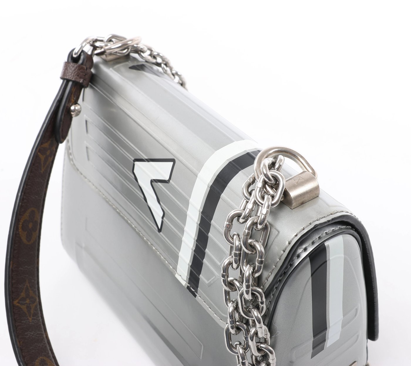 Louis Vuitton Twist PM Spaces Collection Crossbody Bag in Silver