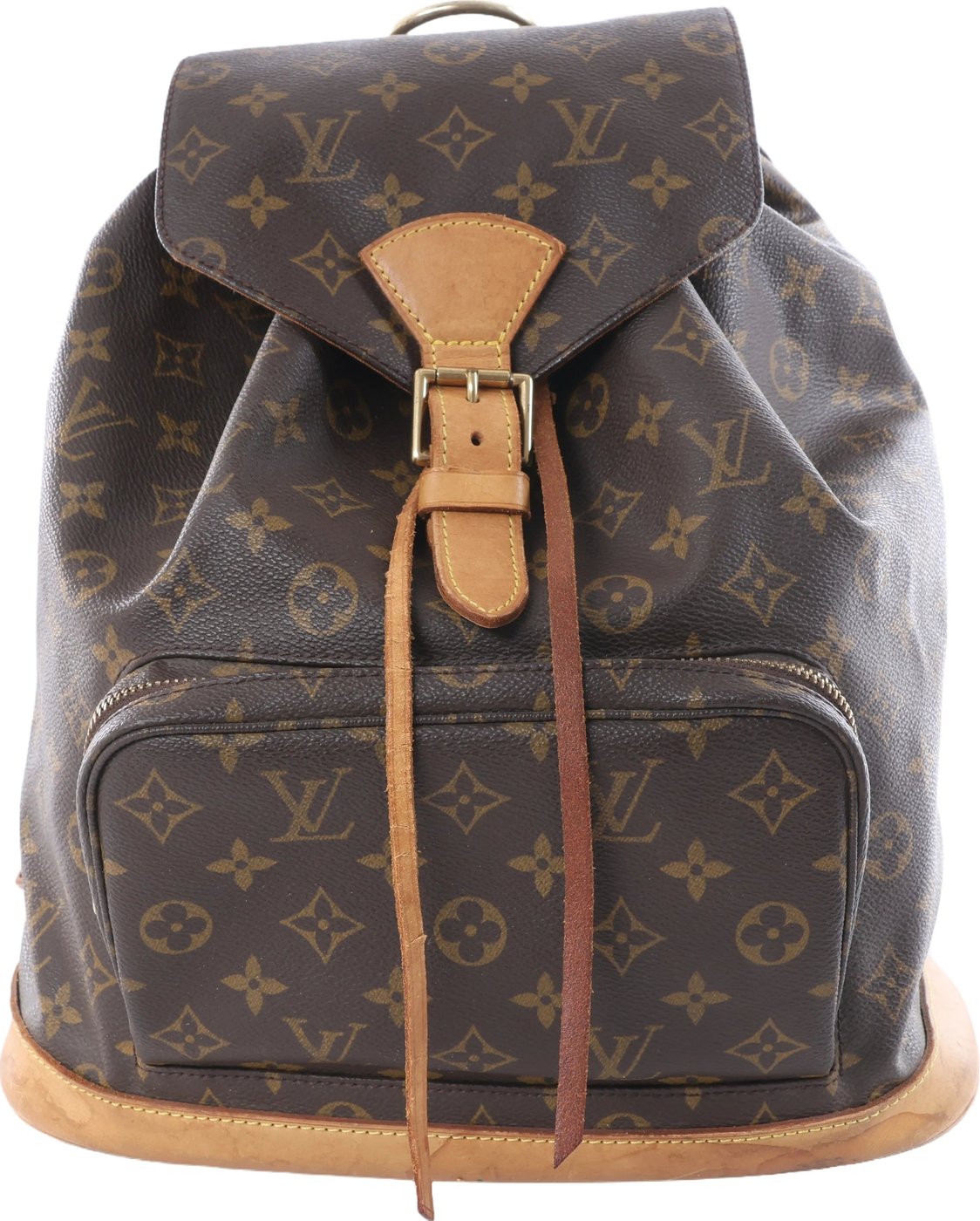Louis Vuitton Montsouris GM Monogram Canvas Vintage Backpack in Brown M51135