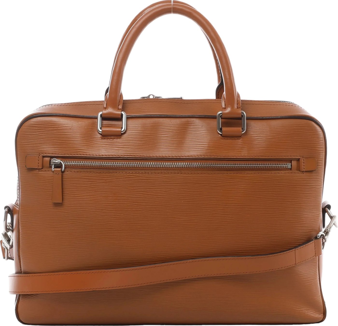 Louis Vuitton Porte Documents Business Epi Leather 2Way Handbag in Brown M54044