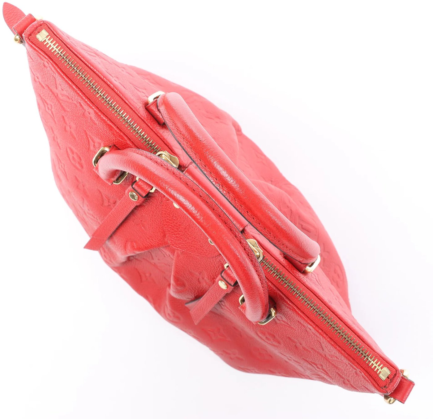 Louis Vuitton Mazarine PM Monogram Empreinte Handbag in Red M50638