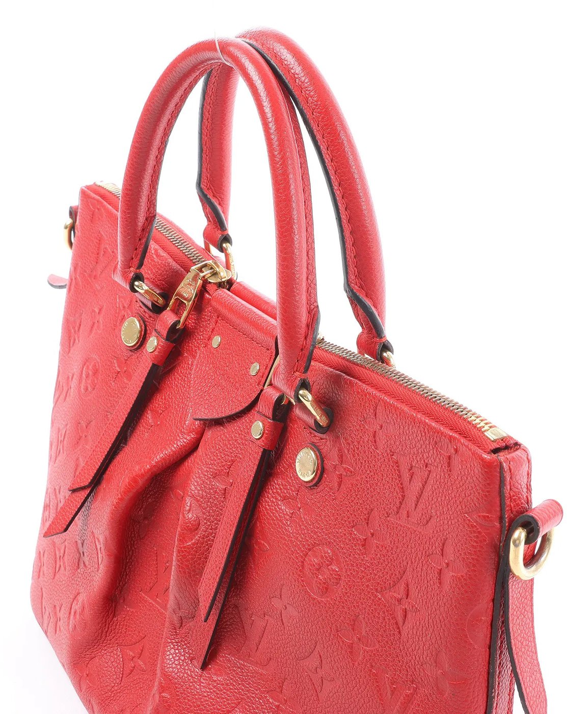 Louis Vuitton Mazarine PM Monogram Empreinte Handbag in Red M50638