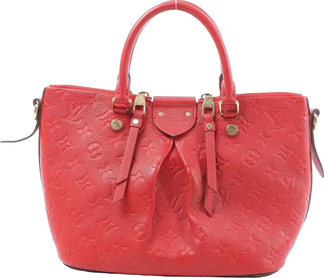 Louis Vuitton Mazarine PM Monogram Empreinte Handbag in Red M50638