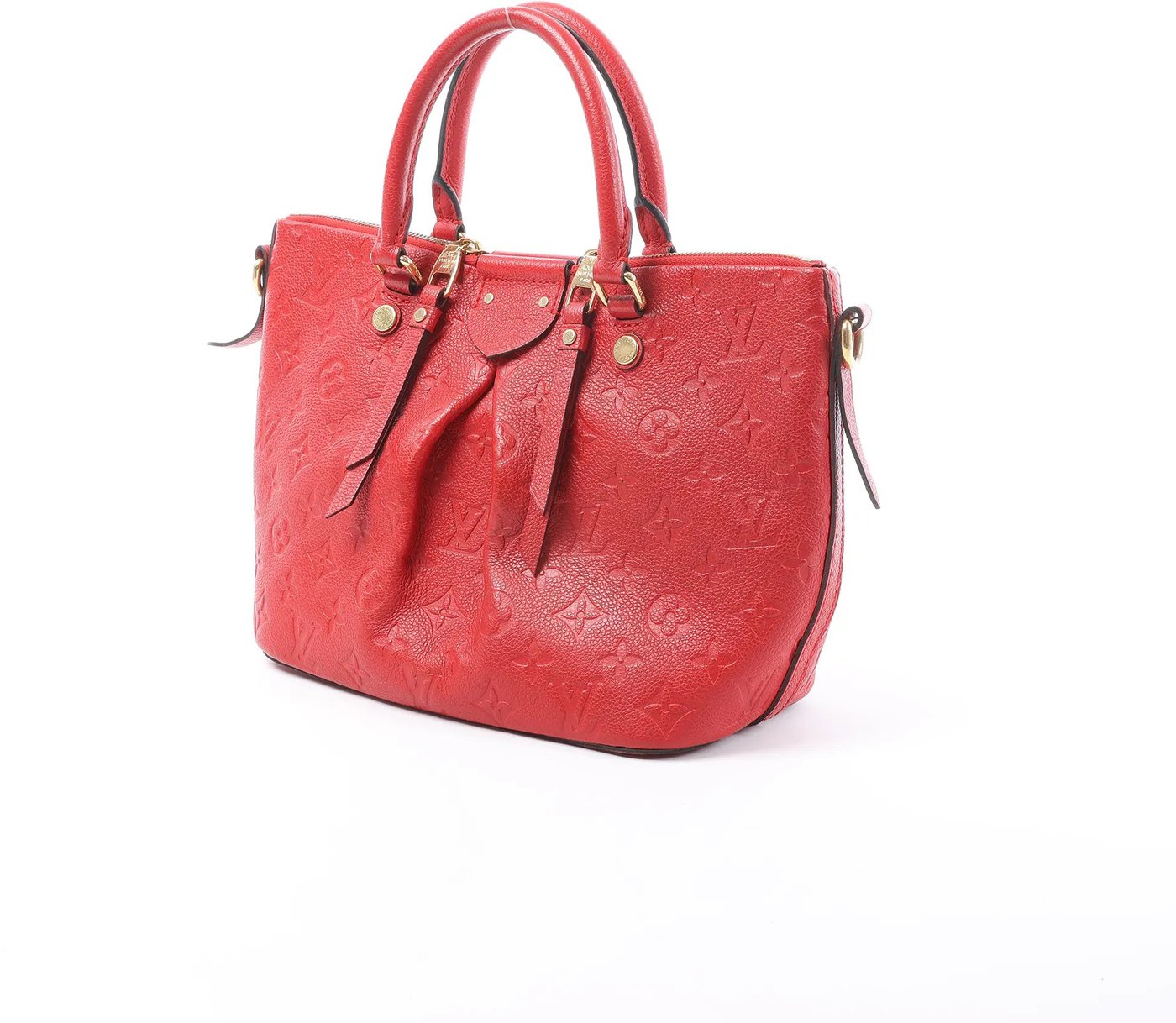 Louis Vuitton Mazarine PM Monogram Empreinte Handbag in Red M50638