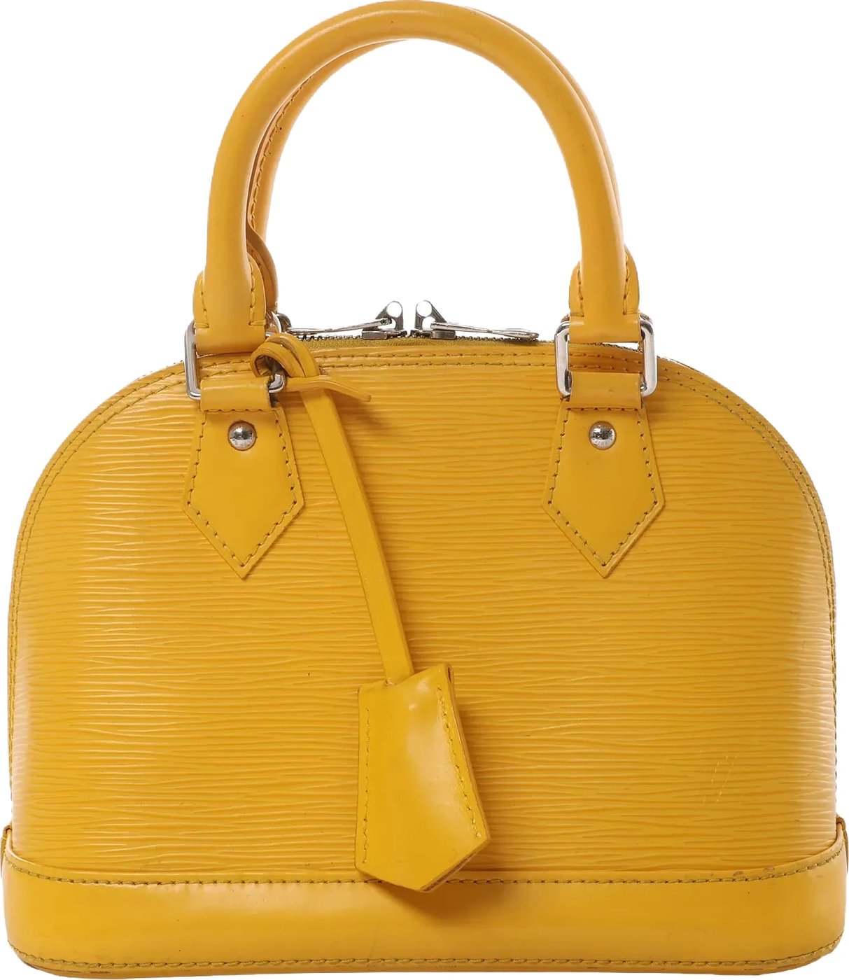 Louis Vuitton Alma BB Epi Leather 2Way Handbag in Yellow M40866