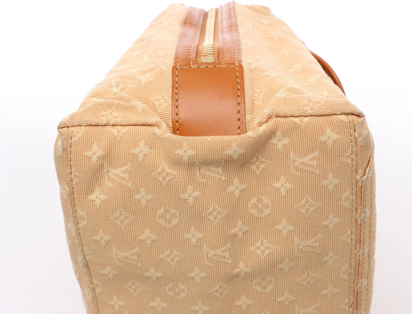 Louis Vuitton Sac Mary Kate Mini Monogram Lin Handbag in Beige x Brown M92505