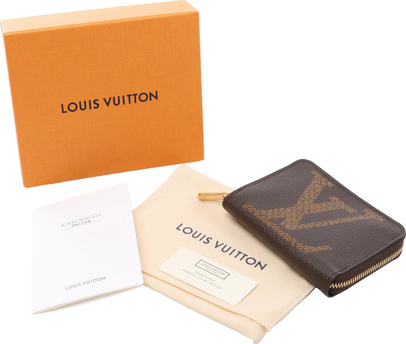 Louis Vuitton Zippy Monogram Giant Reverse Wallet in Brown M69354