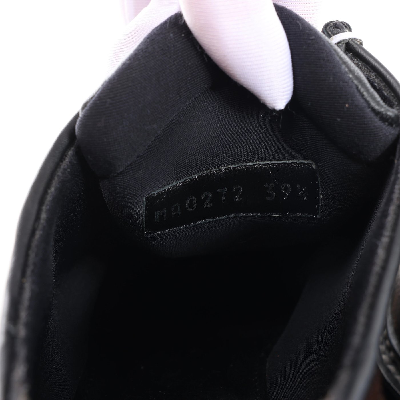 Louis Vuitton LV bobour line 22 years Leather Loafer 39 1/2 Ladies' Brown x black MA0272 Monogram with bag