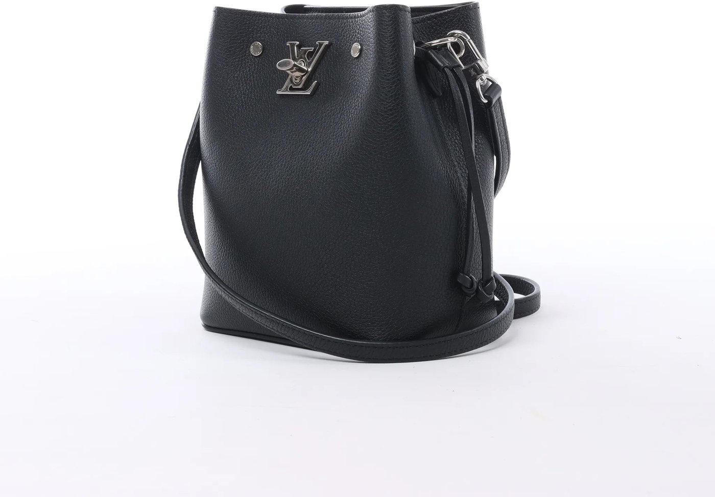 Louis Vuitton LockMe Shoulder Bag in Black