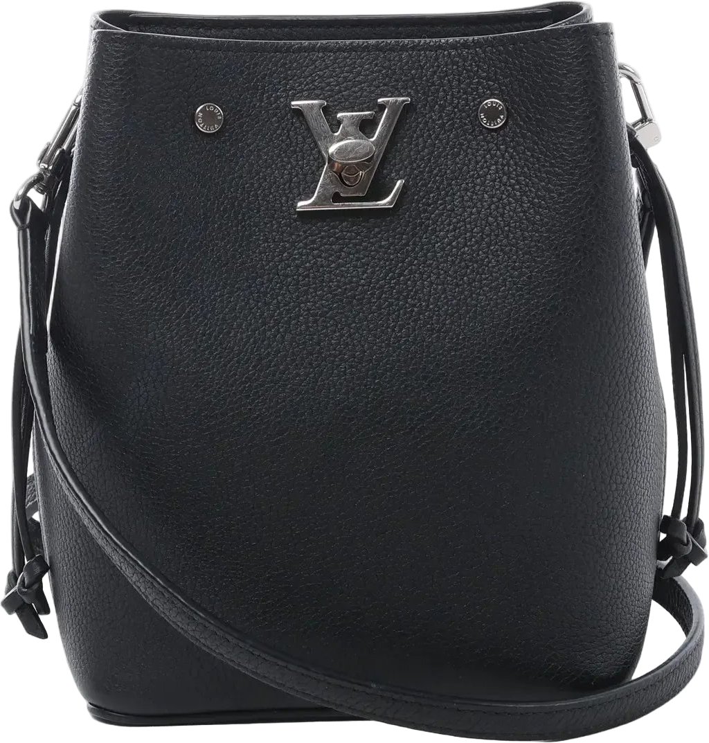 Louis Vuitton LockMe Shoulder Bag in Black