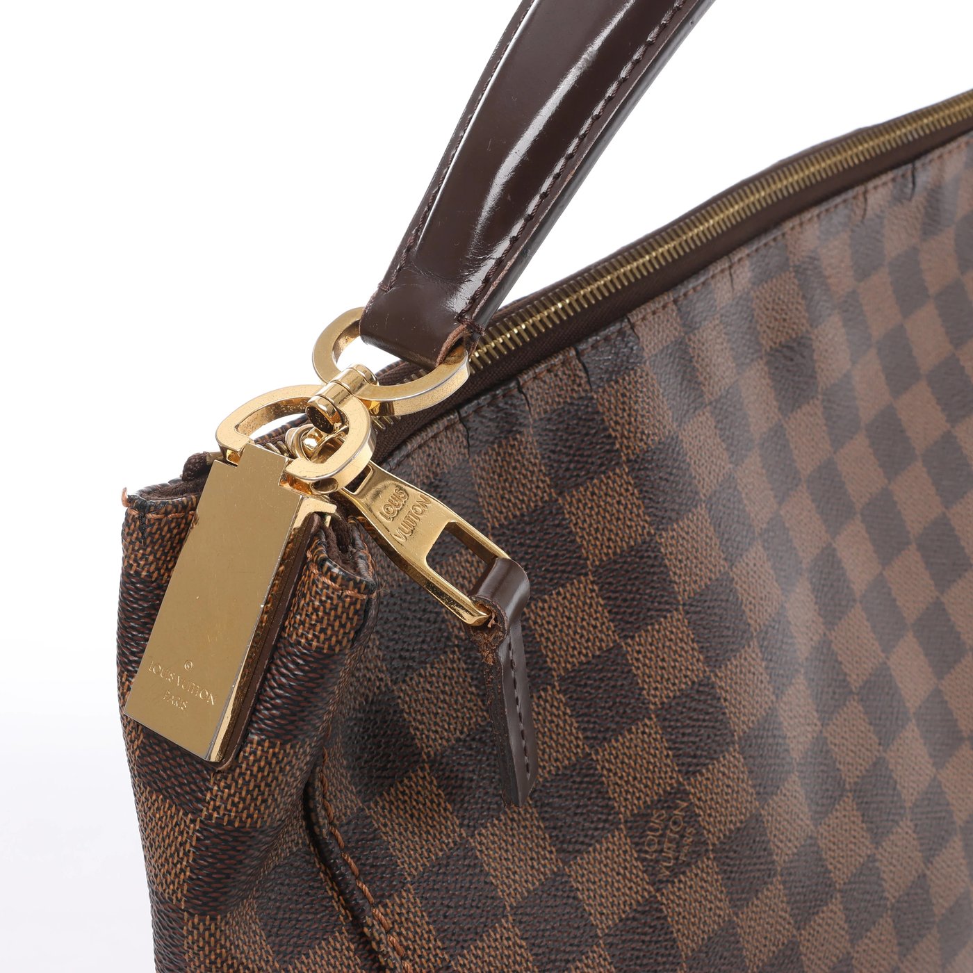 Louis Vuitton Portobello PM Damier Ebene Shoulder Bag in Brown N41184