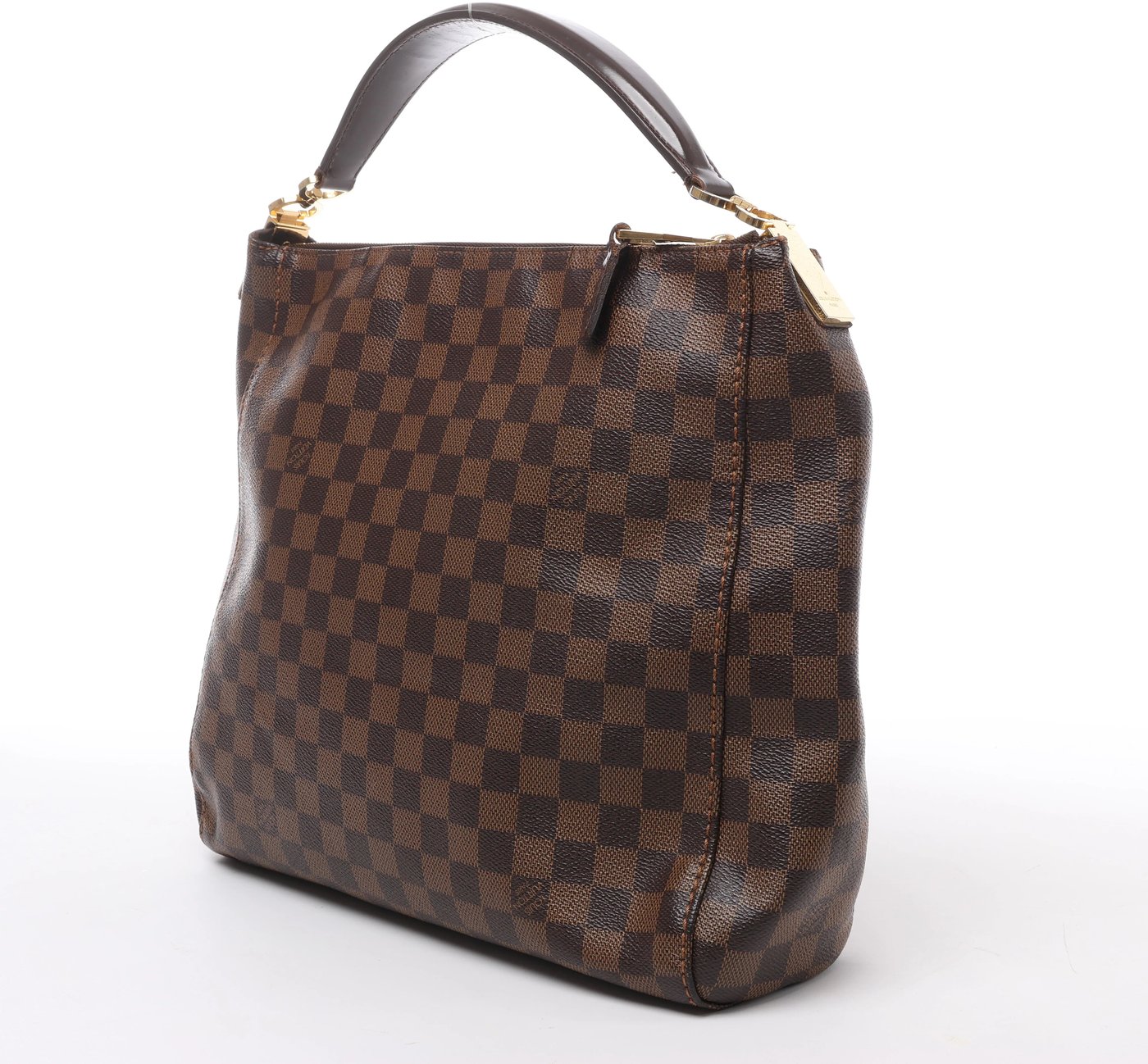 Louis Vuitton Portobello PM Damier Ebene Shoulder Bag in Brown N41184