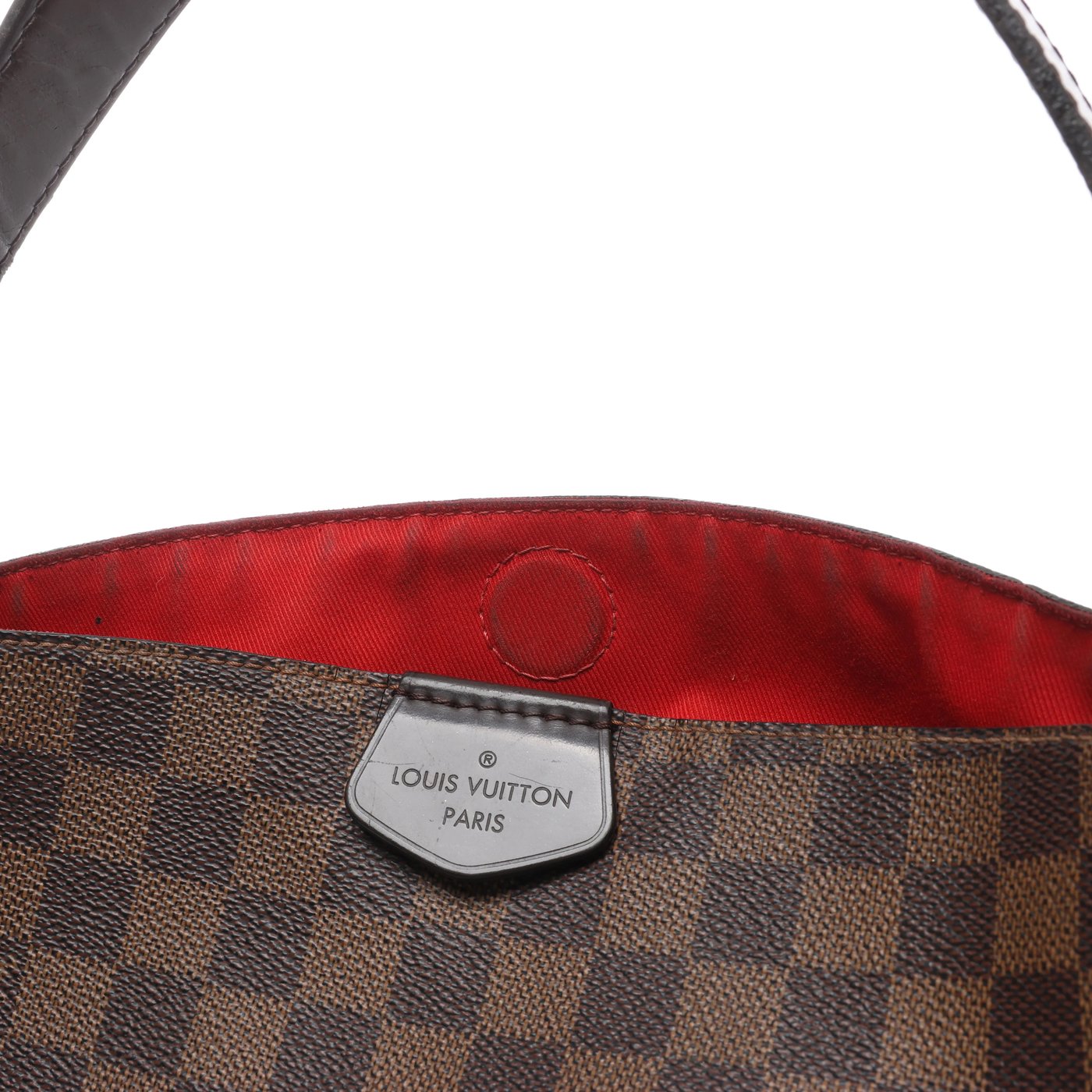 Louis Vuitton Graceful PM Damier Ebene Shoulder Bag in Brown N44044