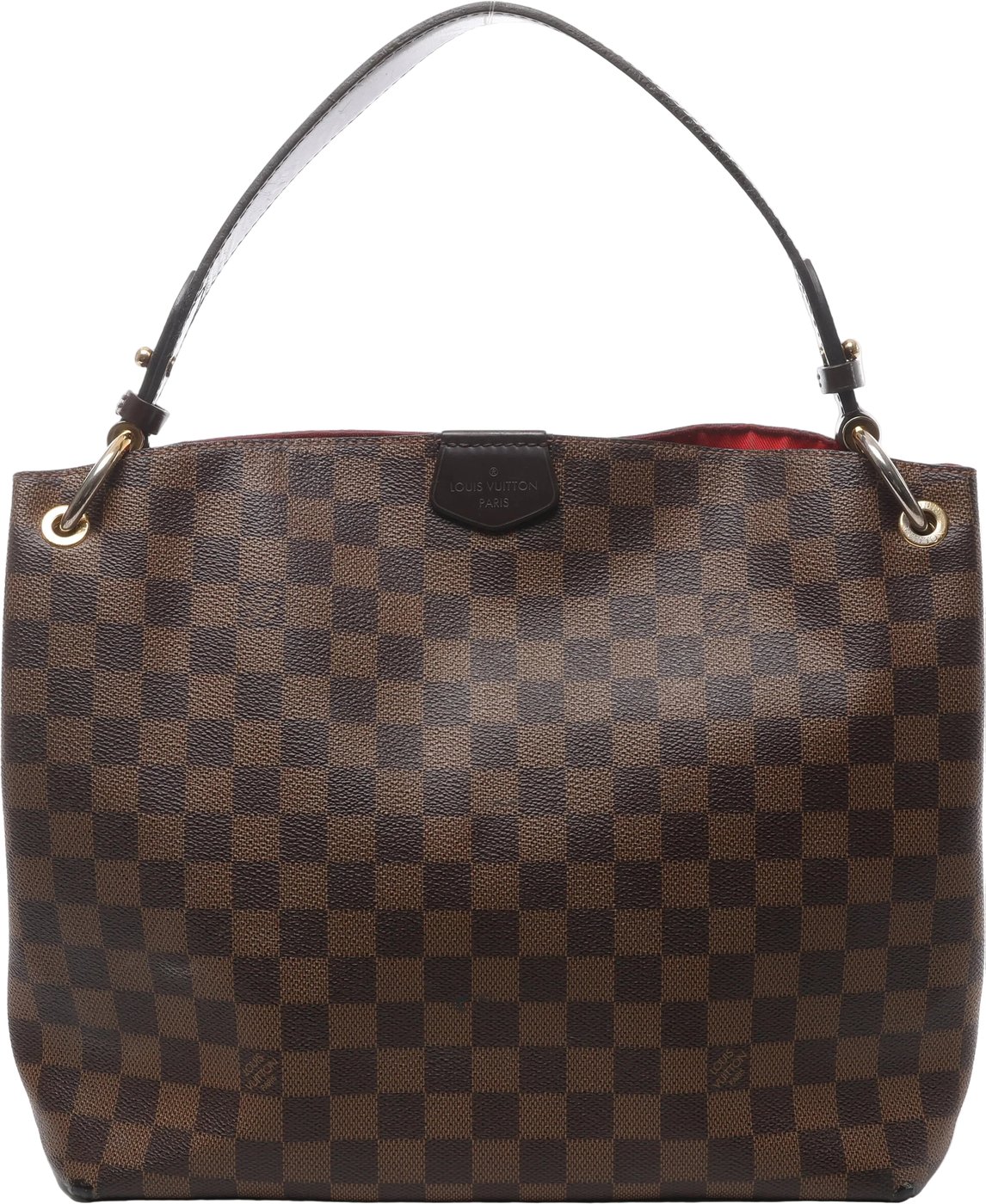 Louis Vuitton Graceful PM Damier Ebene Shoulder Bag in Brown N44044