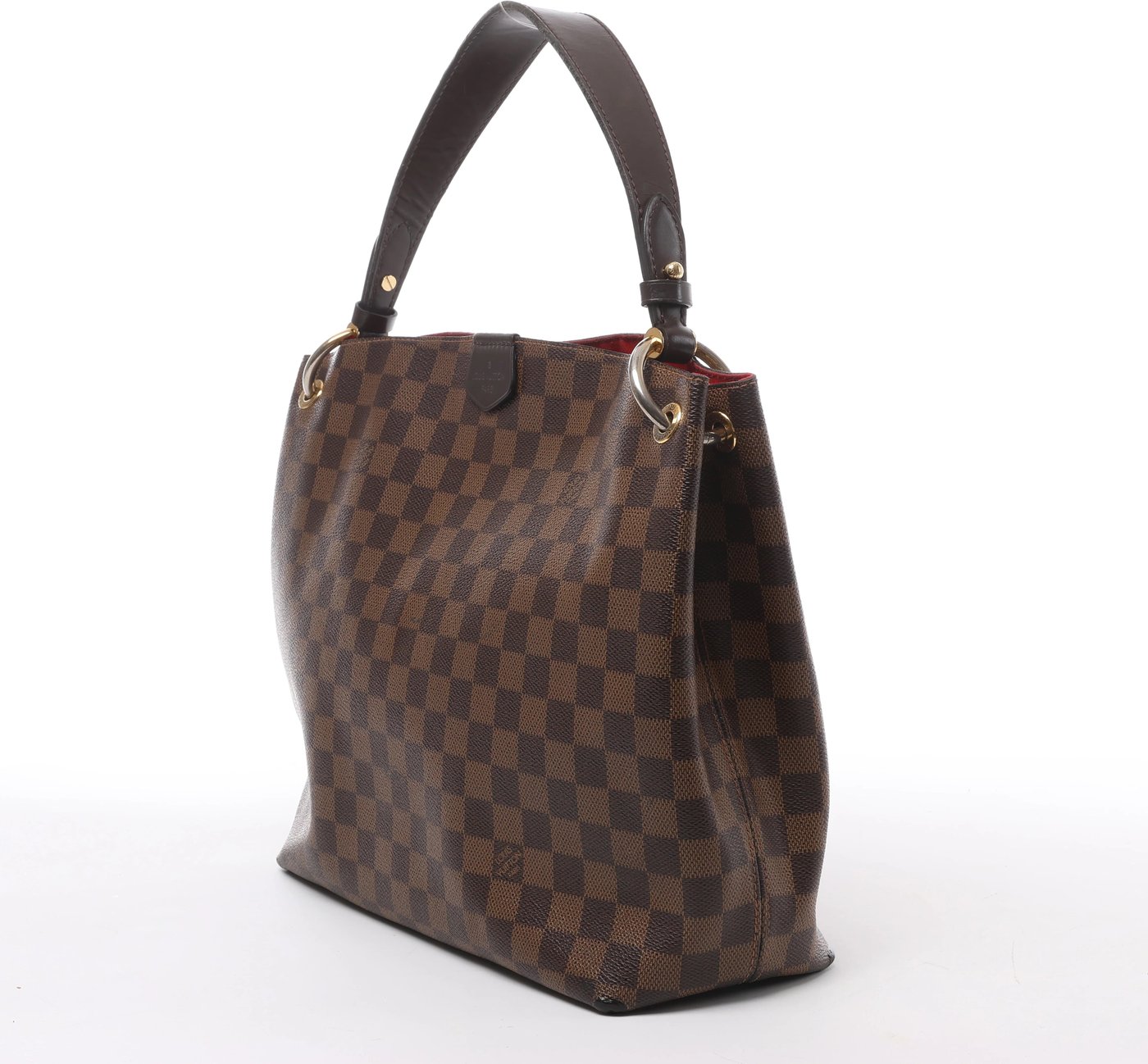 Louis Vuitton Graceful PM Damier Ebene Shoulder Bag in Brown N44044