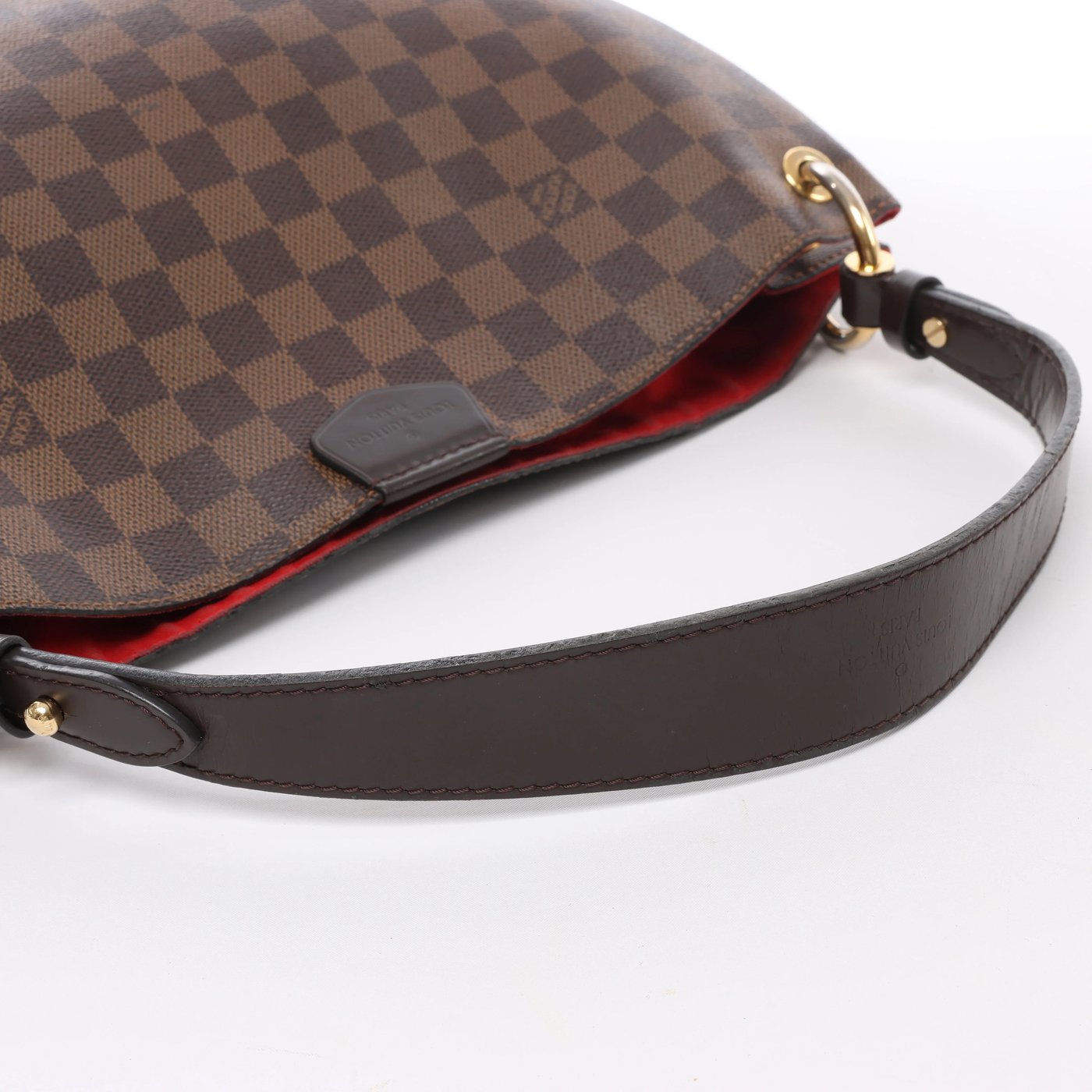 Louis Vuitton Graceful PM Damier Ebene Shoulder Bag in Brown N44044