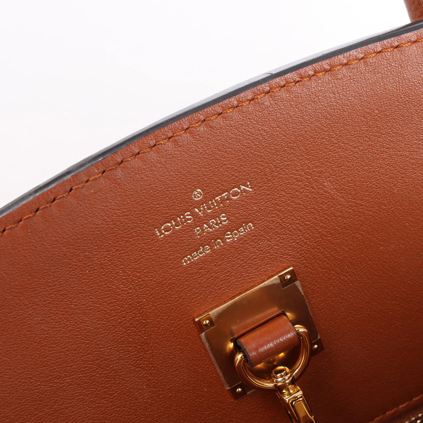 Louis Vuitton Milla PM Taurillon Handbag in Brown M51684