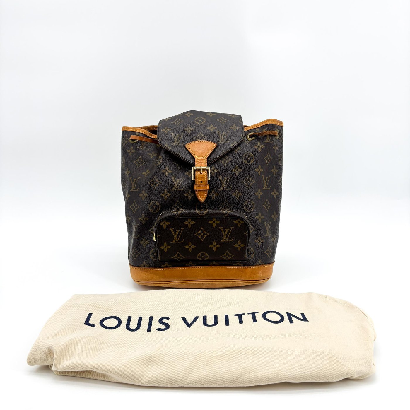 Louis Vuitton Vintage Montsouris Monogram Canvas MM