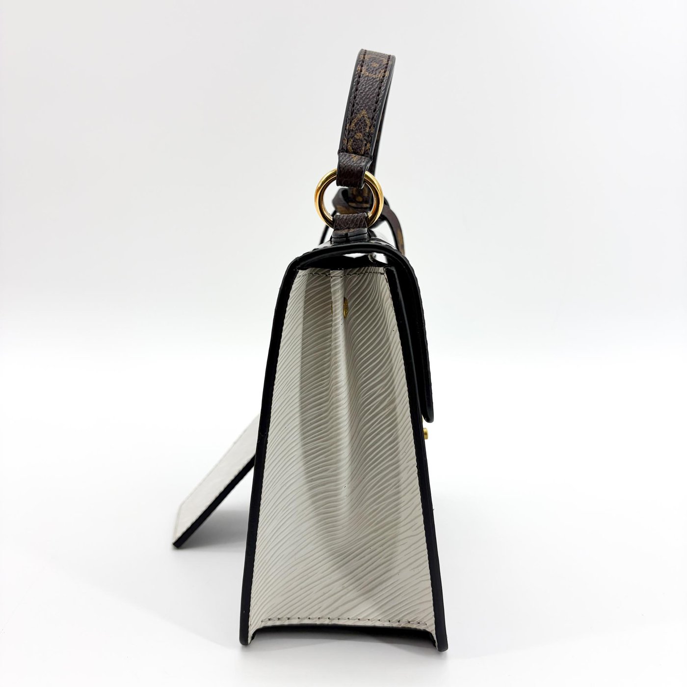 Louis Vuitton Spring Street NM Monogram Vernis with Monogram Canvas and Epi Leather